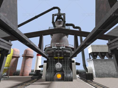 炼铁 金属冶炼化工厂 炼铁锅炉车间 熔炉 锻造炉 兵器冶炼 vr虚拟现实